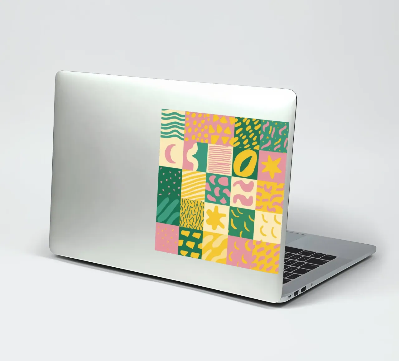 Joyful Patchwork Grid sticker by Sun Riser