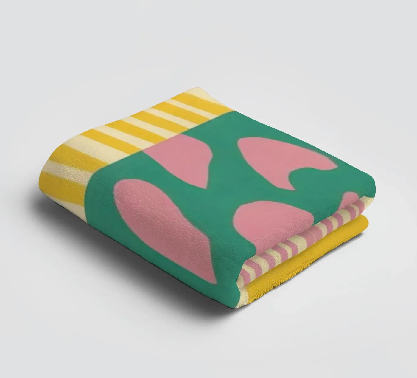 Joyful Patchwork Grid towel by Sun Riser
