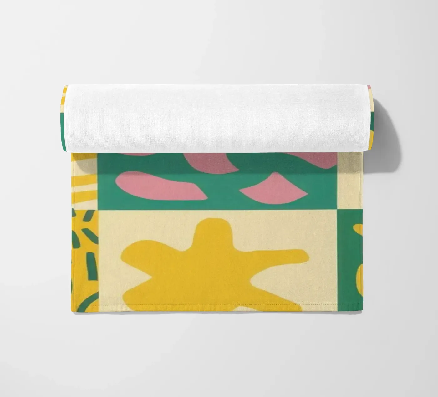 Joyful Patchwork Grid strandhanddoek van Sun Riser