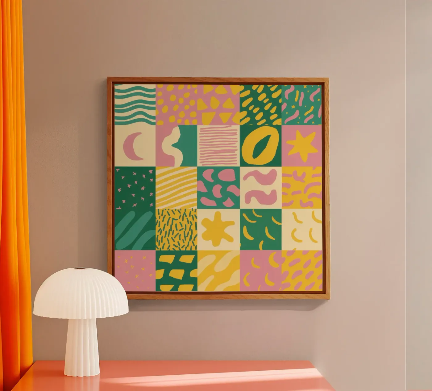 Grille de Patchwork Joyeux plexiglas de Sun Riser