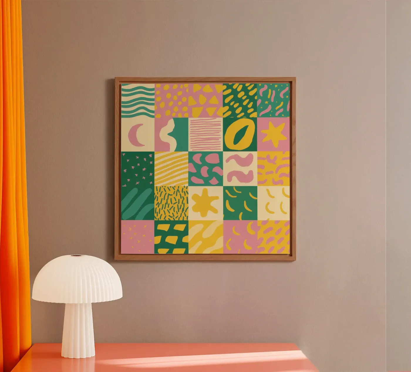 Joyful Patchwork Grid forex plate by Sun Riser