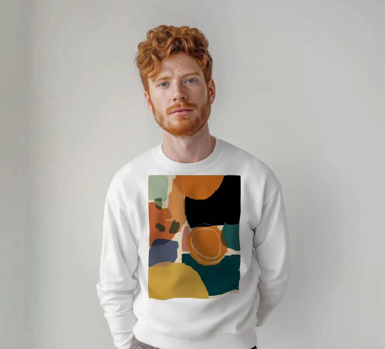 Tierra Abstracta Calidez sudadera de Sun Riser