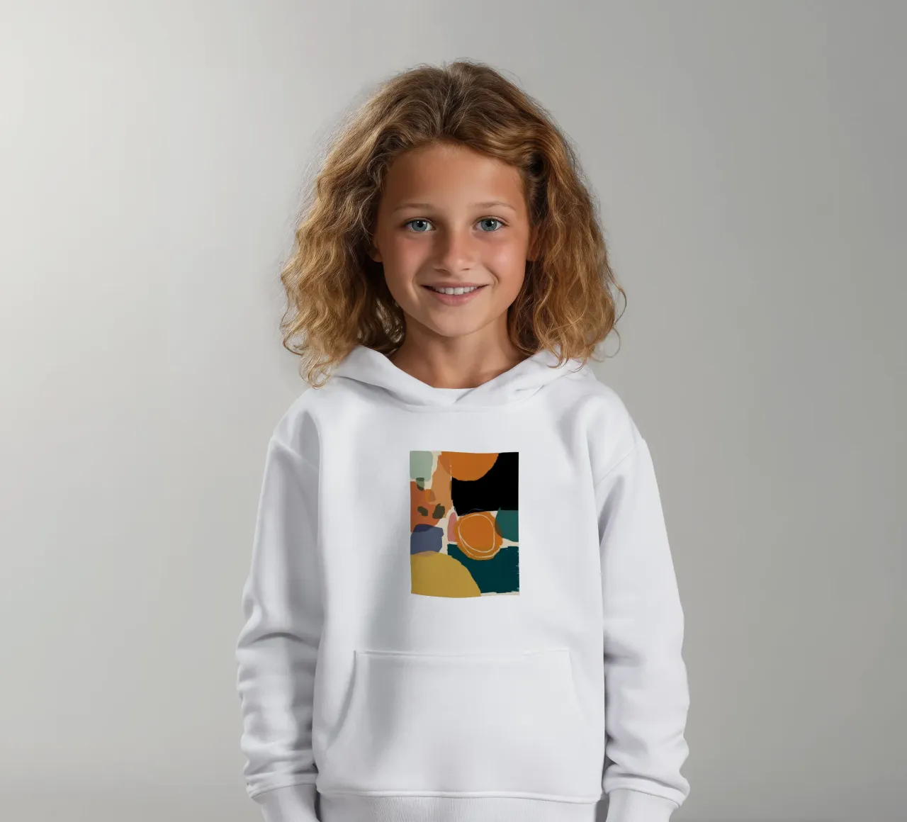 Calore astratto della terra felpa bambino con cappuccio da Sun Riser