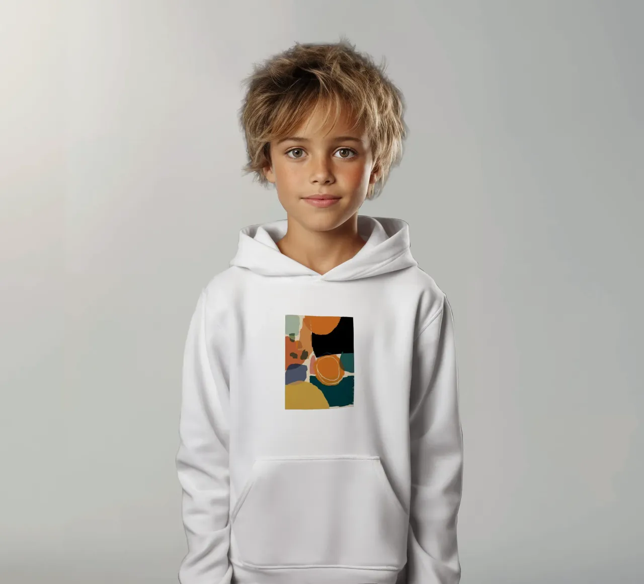 Calore astratto della terra felpa bambino con cappuccio da Sun Riser