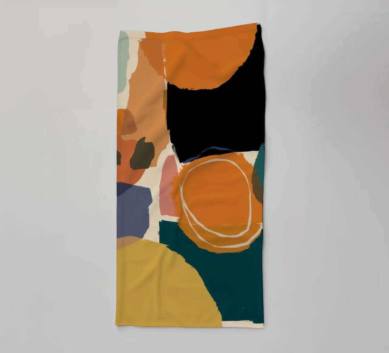 Earthen Abstract Warmth towel by Sun Riser