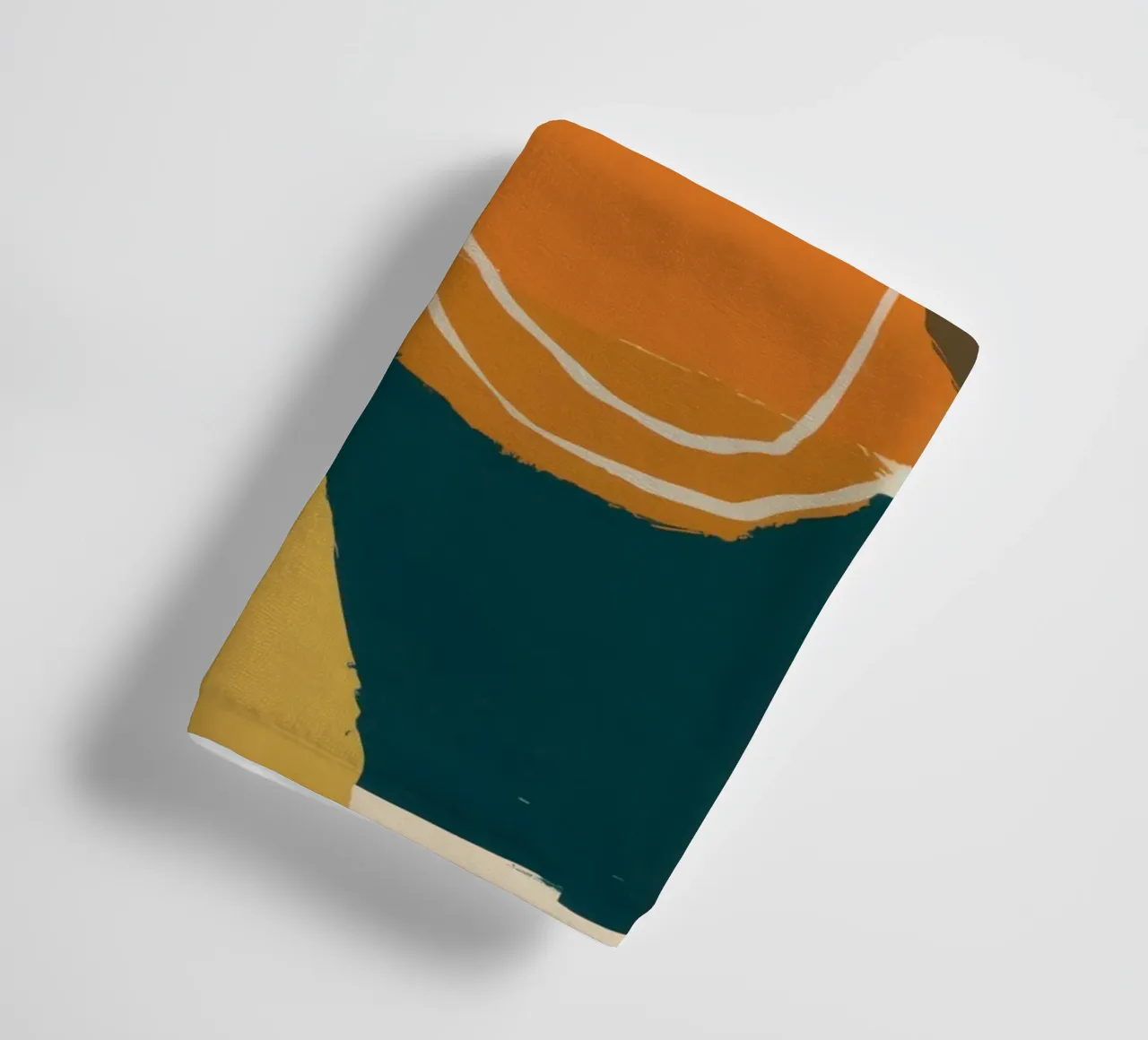 Earthen Abstract Warmth towel by Sun Riser