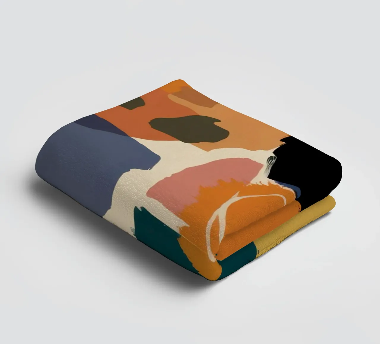 Earthen Abstract Warmth towel by Sun Riser