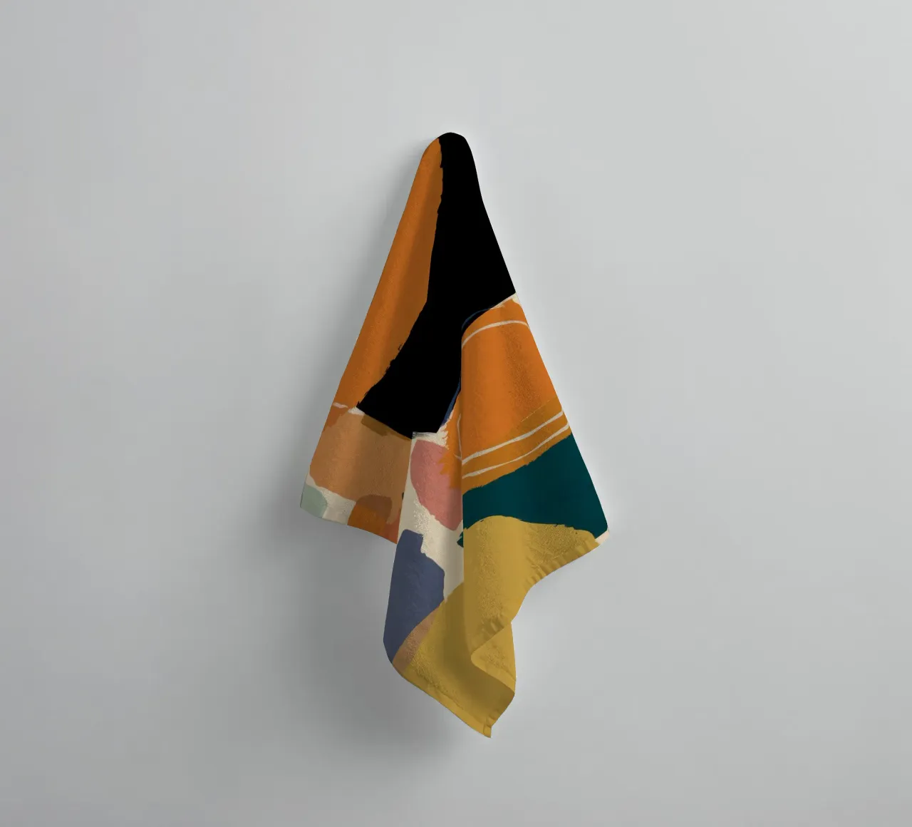 Earthen Abstract Warmth towel by Sun Riser
