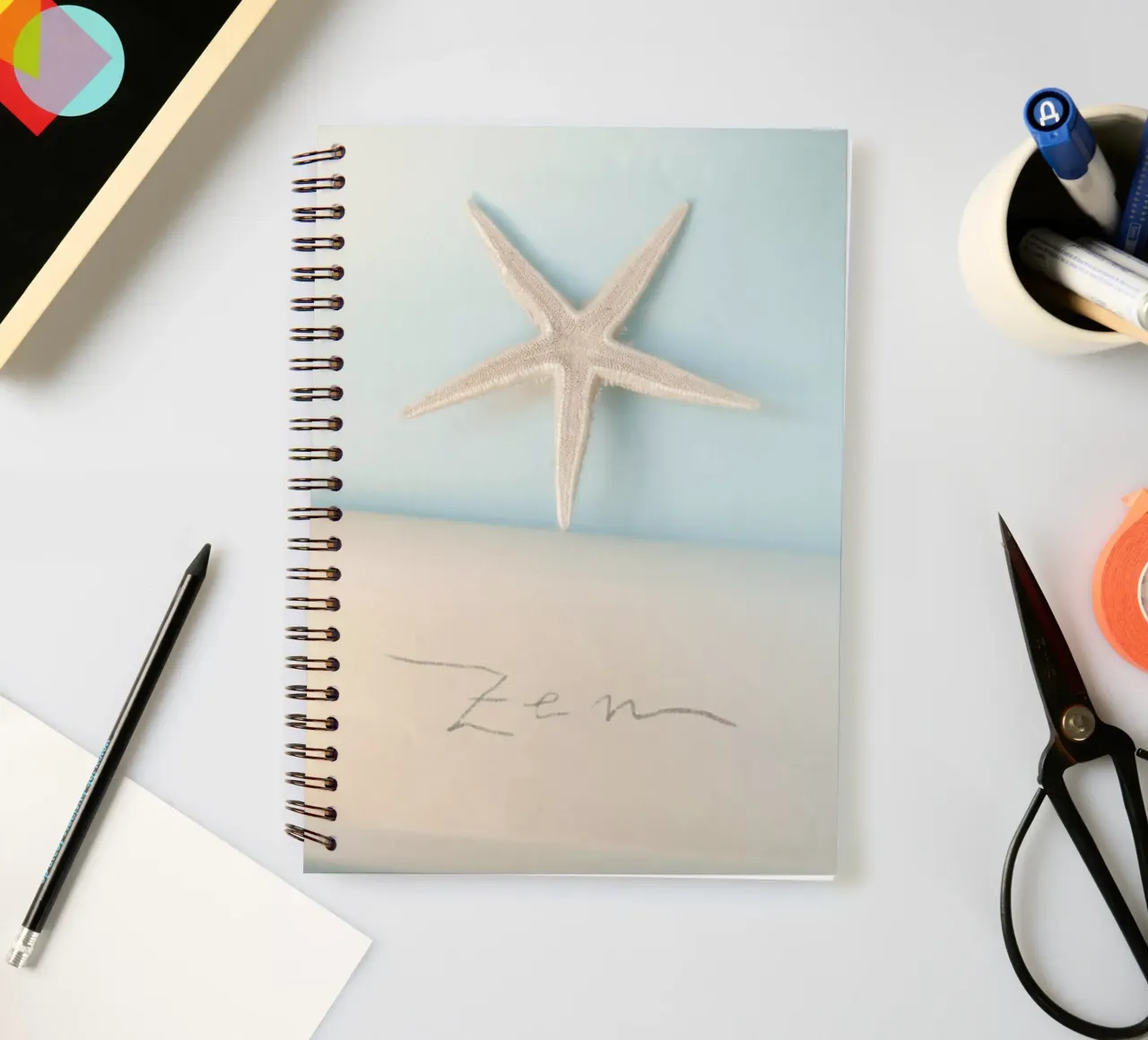 Zen spiral notebook by Eva Nev Photography