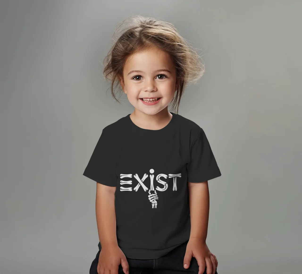 esistere t-shirt bambini da jonatan bridge