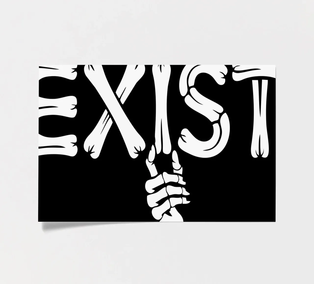 exist sticker sheet by jonatan bridge