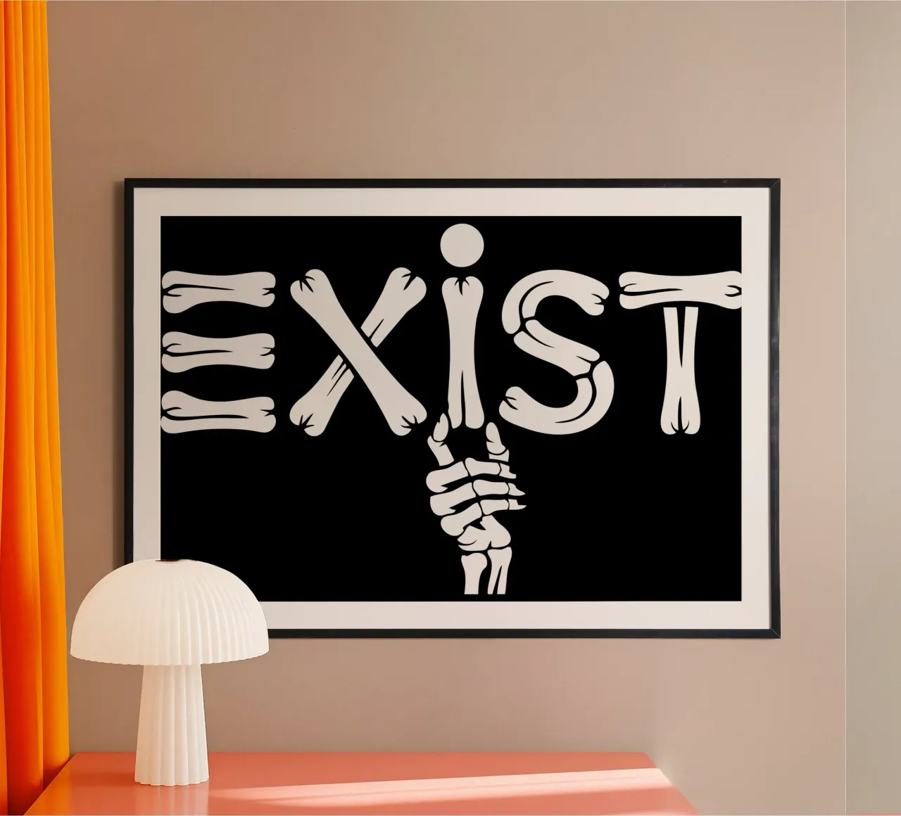 exist poster by jonatan bridge