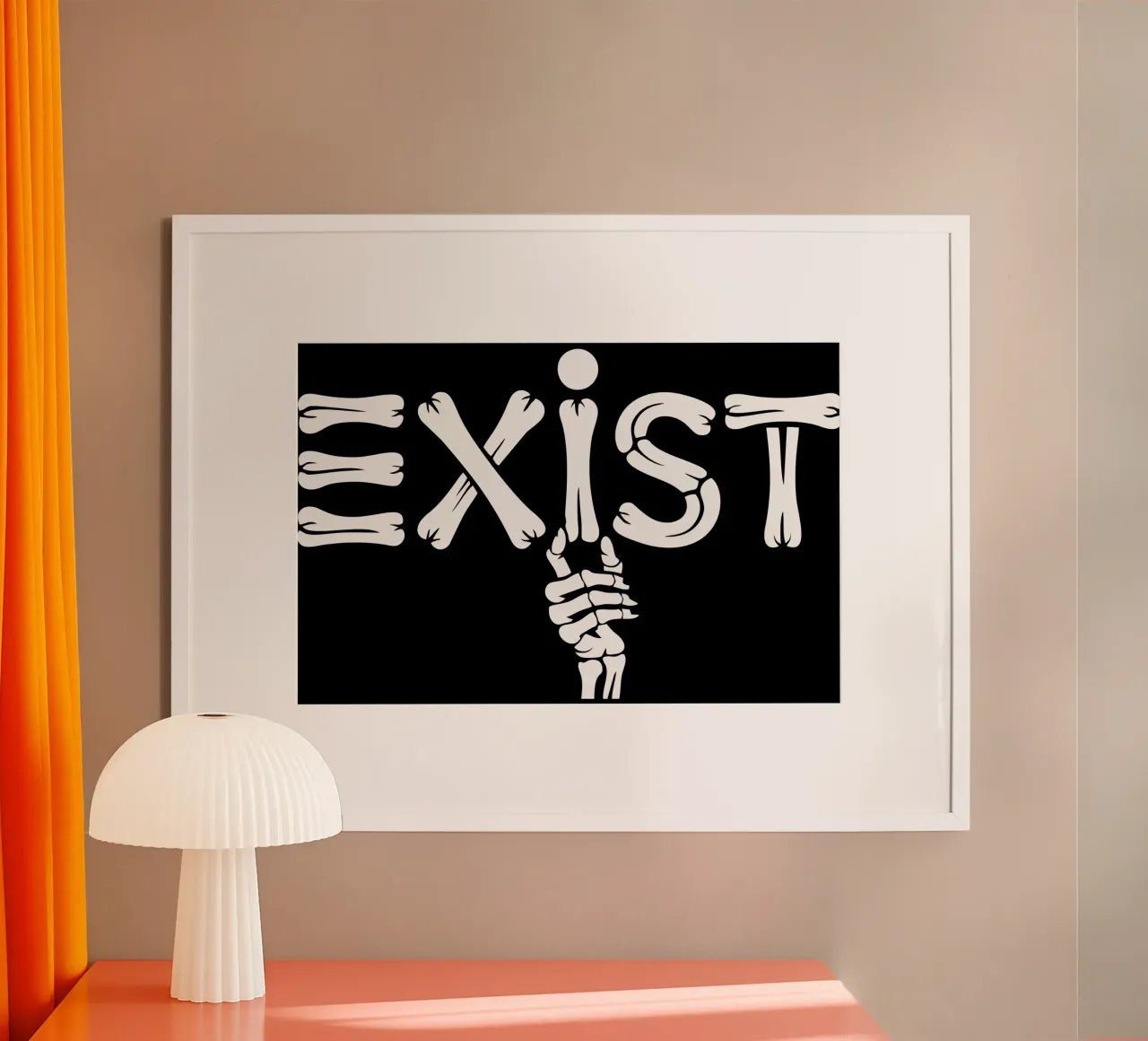 exist poster by jonatan bridge