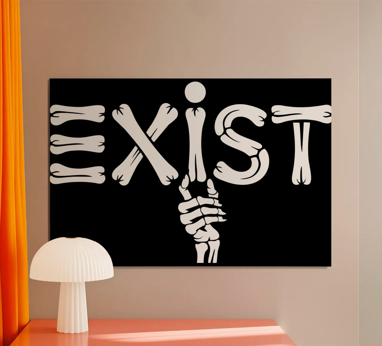 exist poster by jonatan bridge