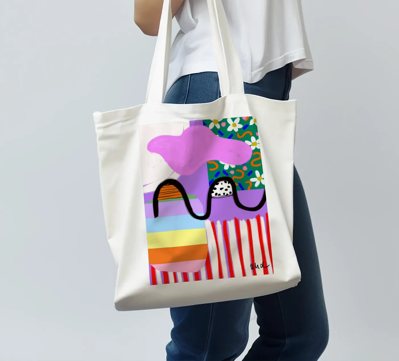 colorful patchwork tote bag by Hej Ibiza by Ute Arnold