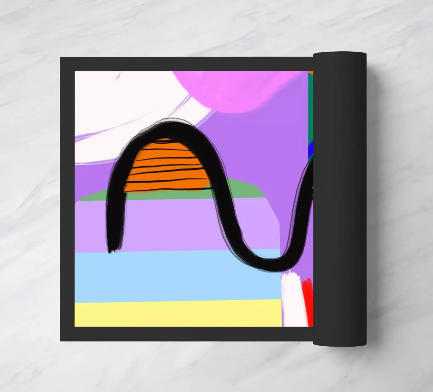 colorful patchwork zerbino da Hej Ibiza by Ute Arnold