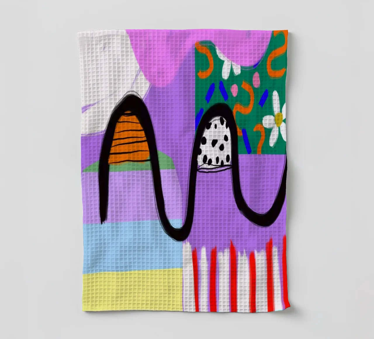 colorful patchwork torchon de Hej Ibiza by Ute Arnold