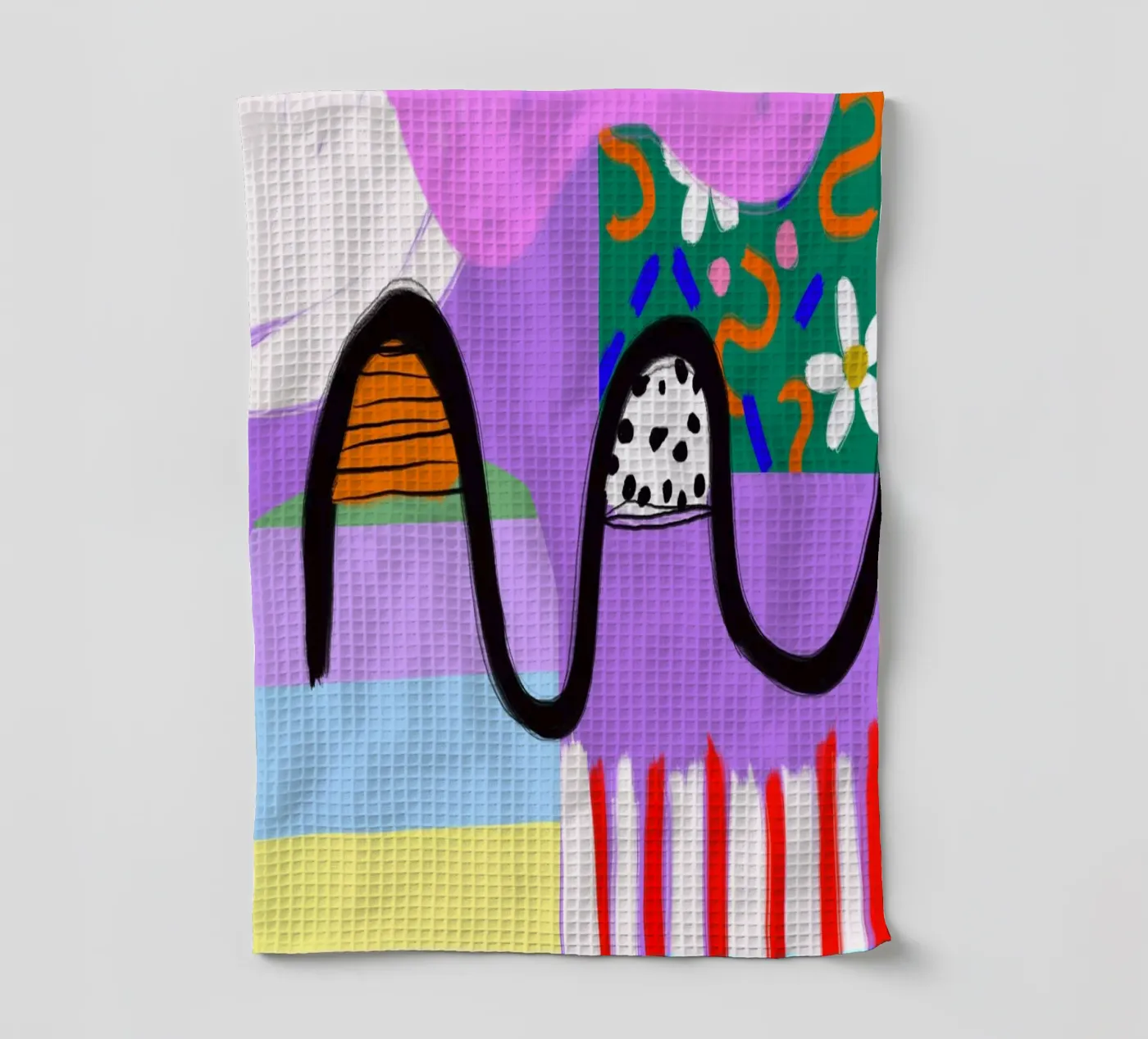 colorful patchwork torchon de Hej Ibiza by Ute Arnold