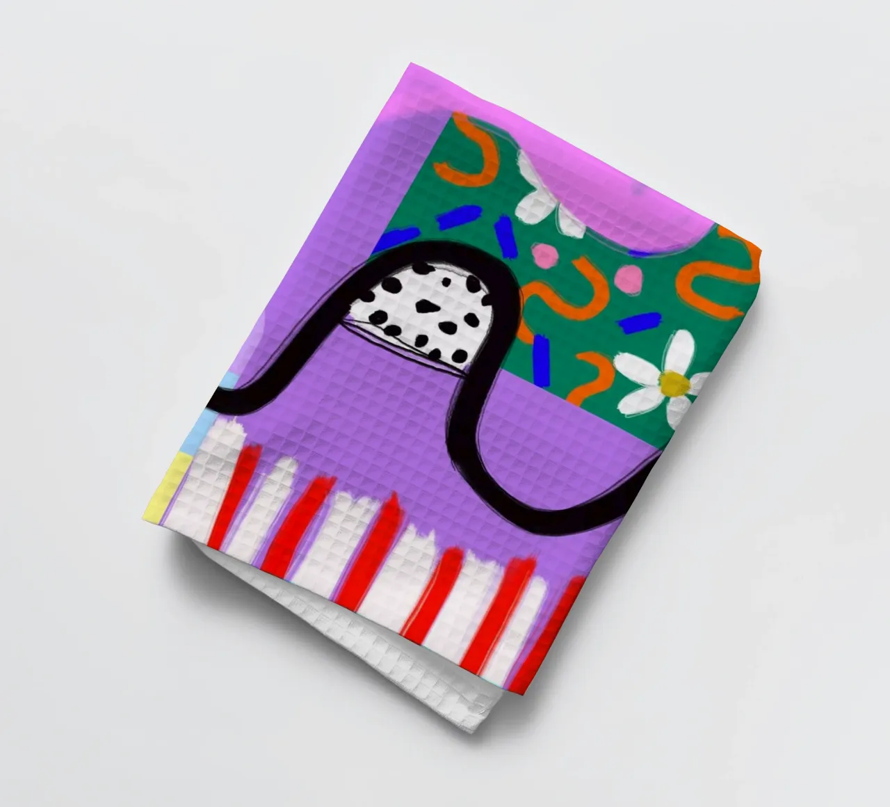 colorful patchwork torchon de Hej Ibiza by Ute Arnold