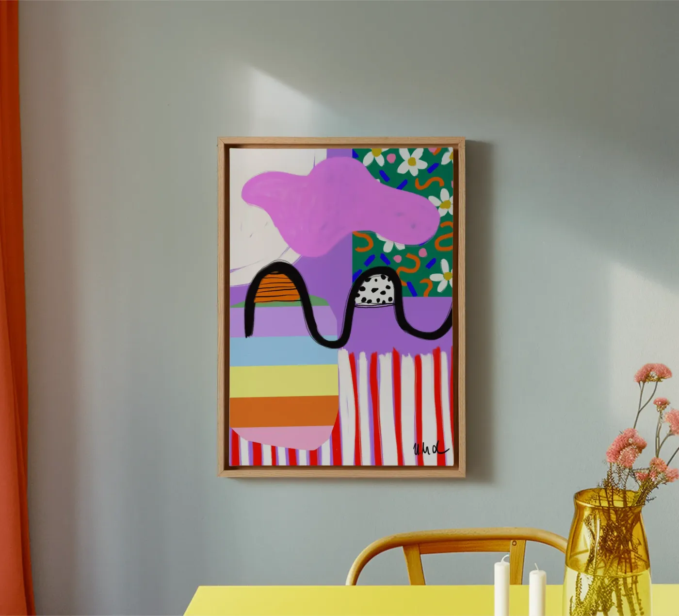 colorful patchwork tela da Hej Ibiza by Ute Arnold