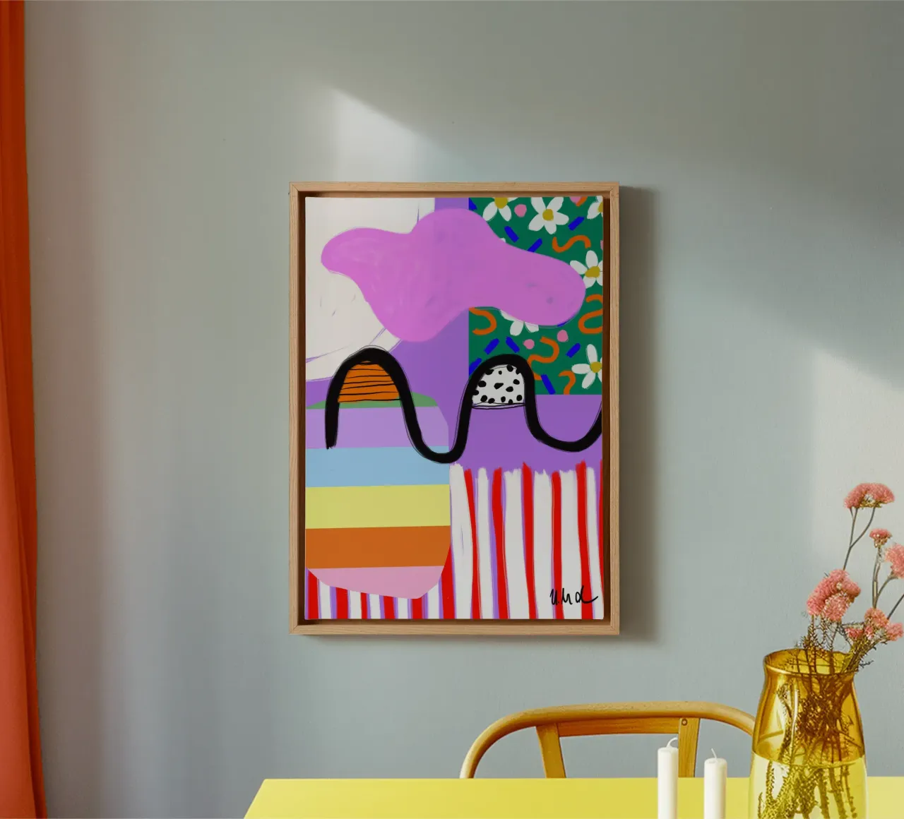 colorful patchwork tela da Hej Ibiza by Ute Arnold