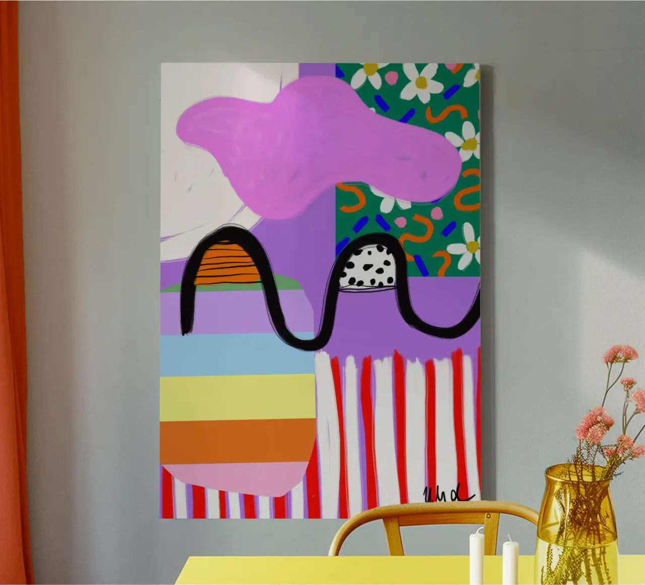 colorful patchwork tela da Hej Ibiza by Ute Arnold