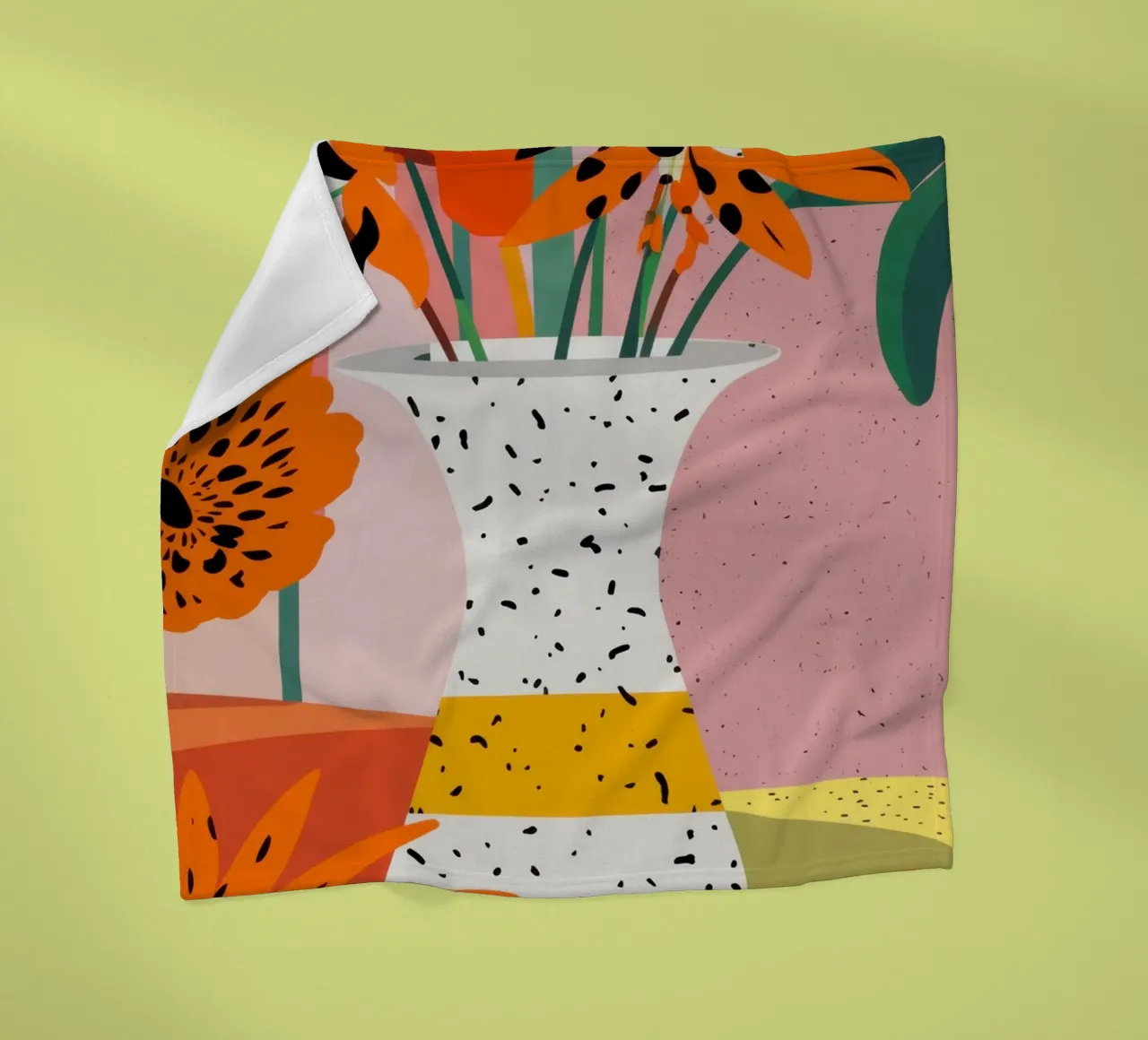 Esuberanza dei fiori d'arancio coperta in pile da Sun Riser