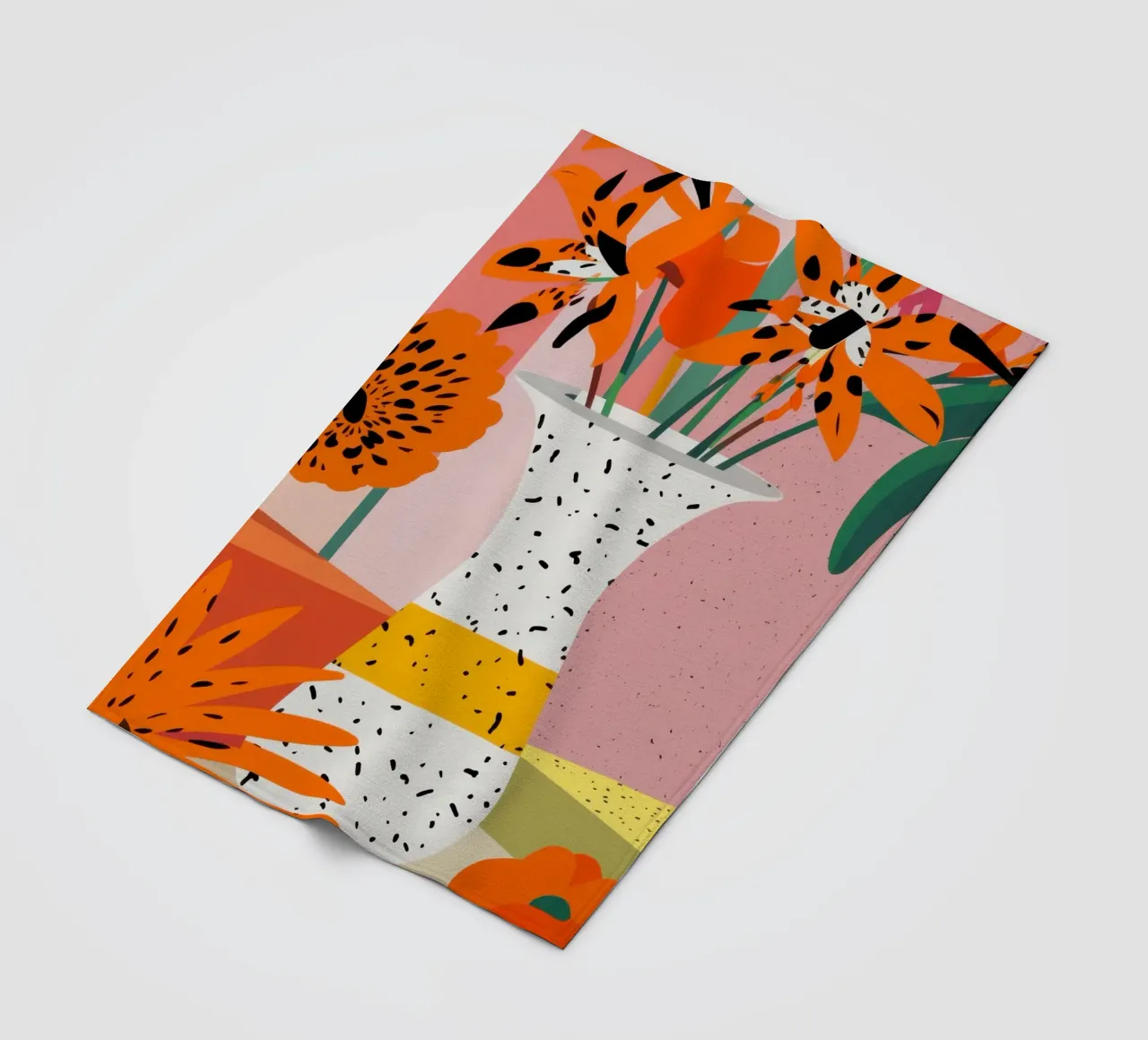 Esuberanza dei fiori d'arancio coperta in pile da Sun Riser