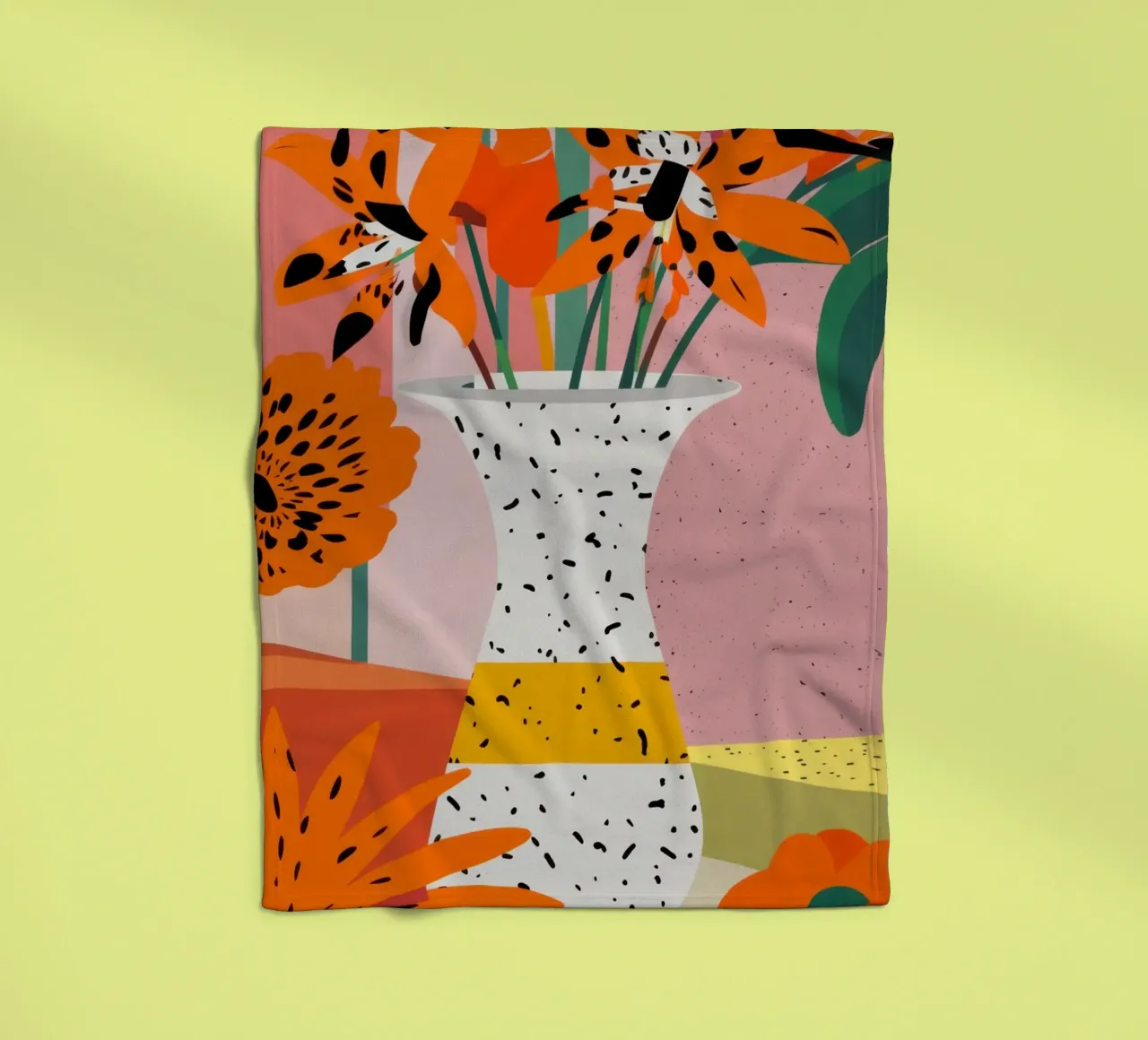 Esuberanza dei fiori d'arancio coperta in pile da Sun Riser