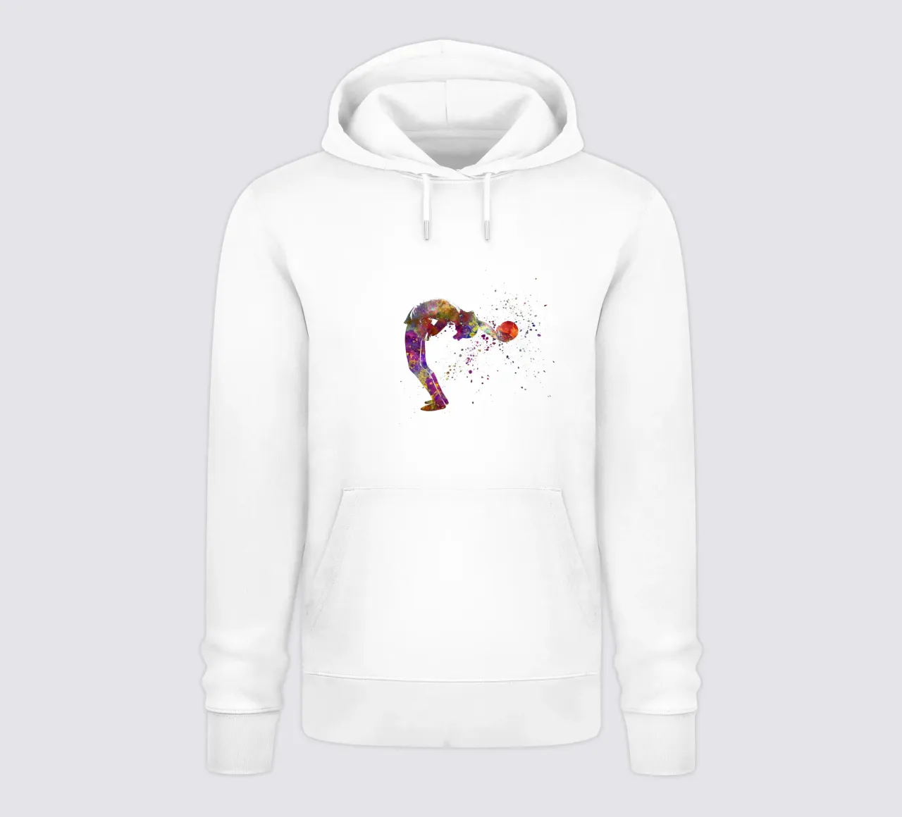 Ginnastica ritmica in acquerello felpa con cappuccio da ⚽ Sports Pulse