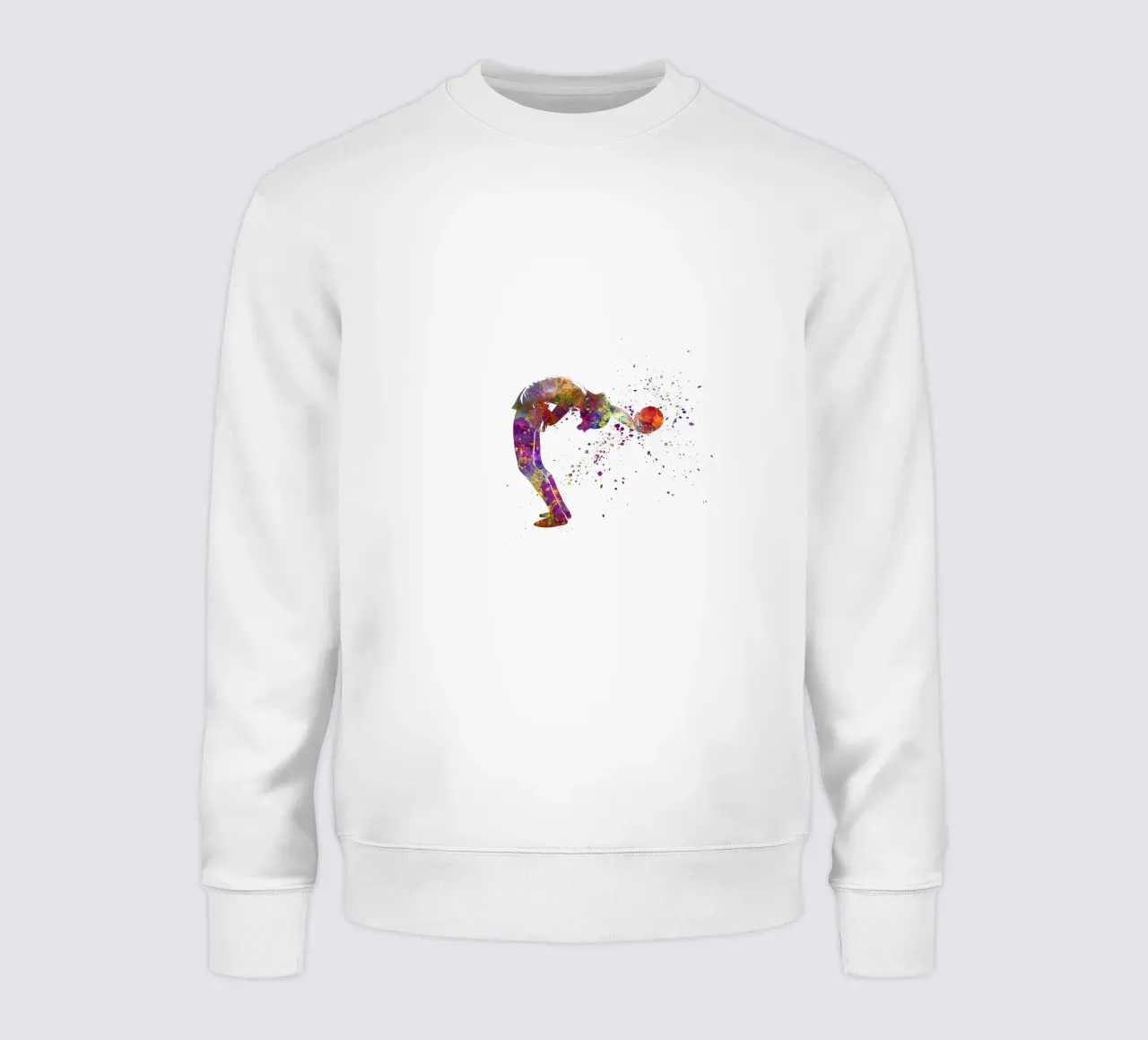 Ginnastica ritmica in acquerello felpa da ⚽ Sports Pulse