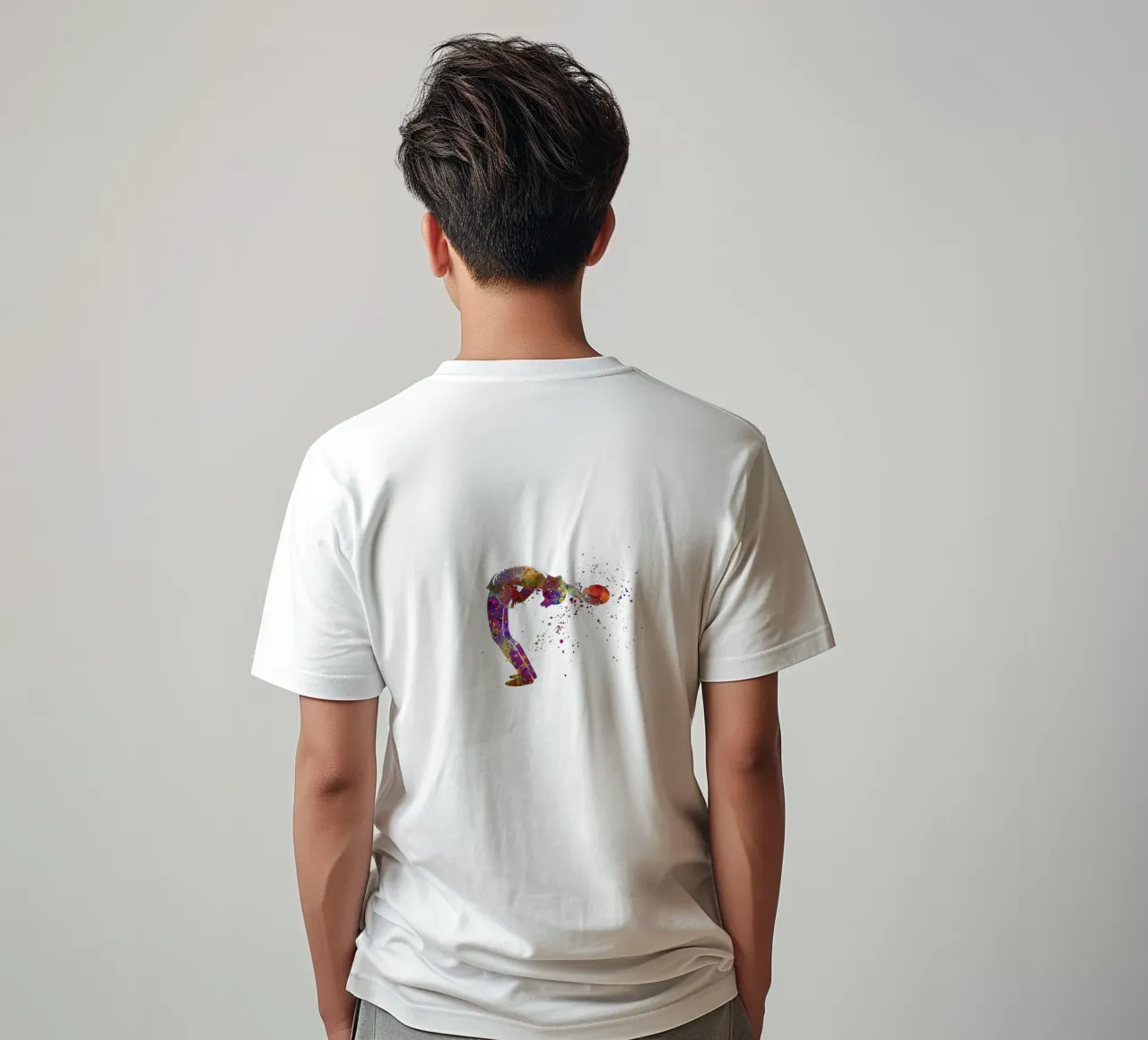 Ginnastica ritmica in acquerello t-shirt da ⚽ Sports Pulse