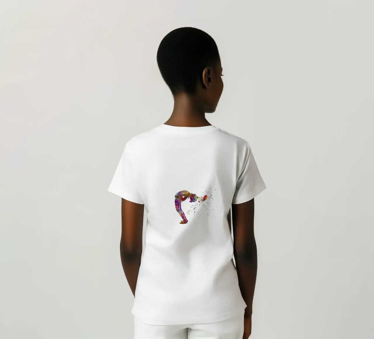 Ginnastica ritmica in acquerello t-shirt da ⚽ Sports Pulse