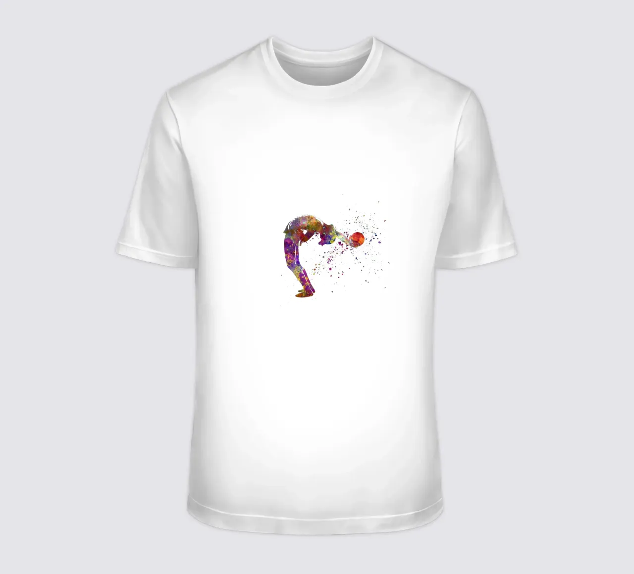 Ginnastica ritmica in acquerello t-shirt da ⚽ Sports Pulse