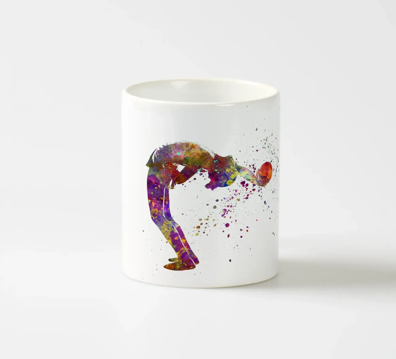 Ginnastica ritmica in acquerello tazza in ceramica da ⚽ Sports Pulse
