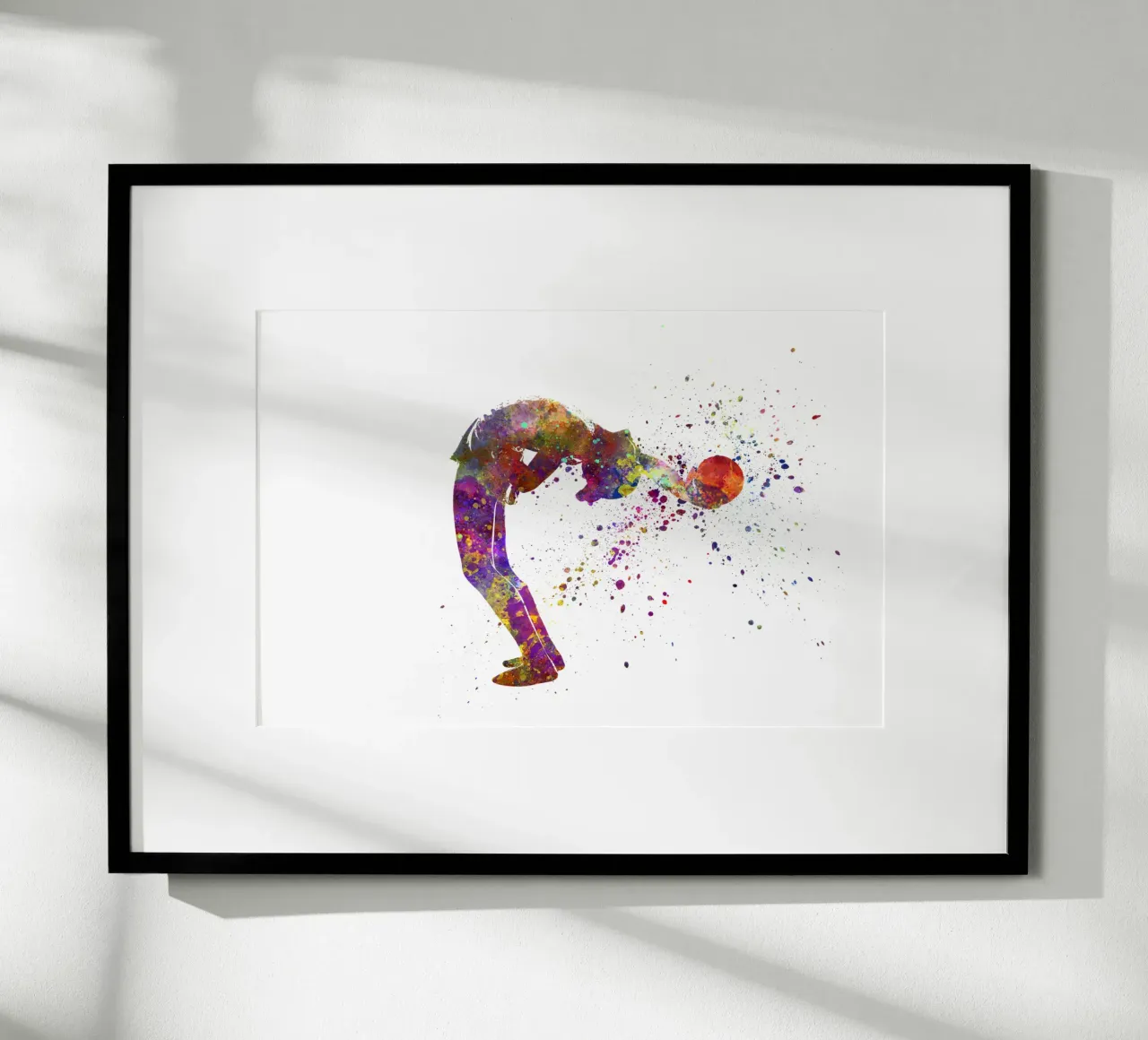 Ginnastica ritmica in acquerello carta hahnemühle da ⚽ Sports Pulse