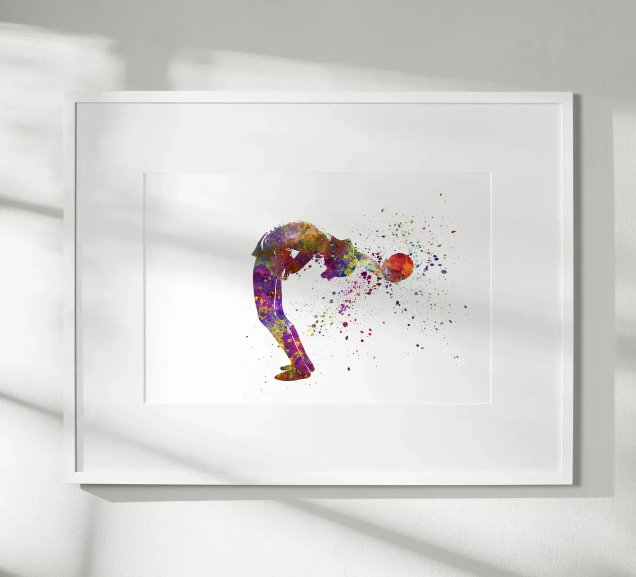 Ginnastica ritmica in acquerello carta hahnemühle da ⚽ Sports Pulse