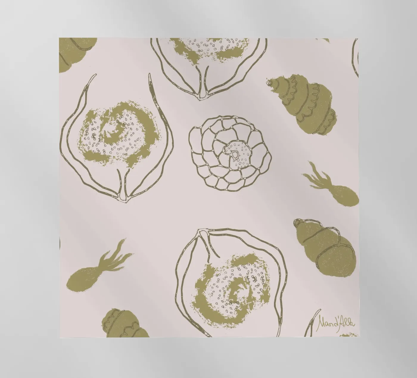 Nautical Whimsy pellicola backlit da Mandalla Pattern