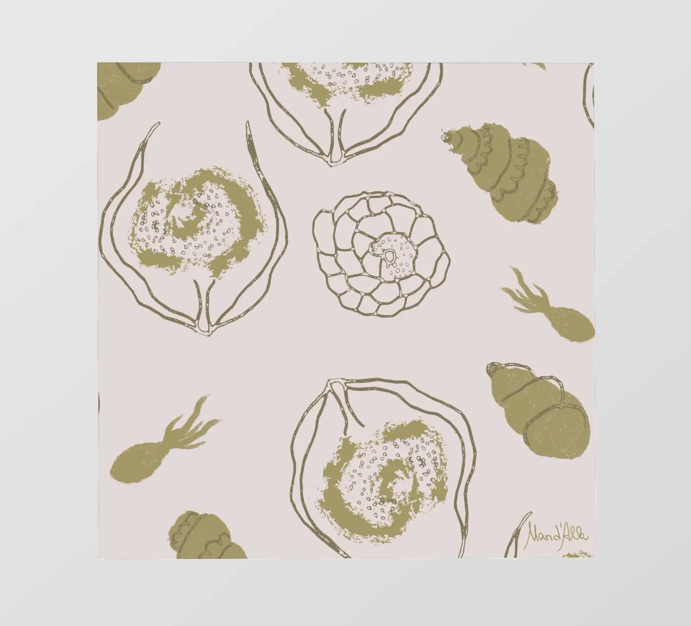 Nautical Whimsy pellicola backlit da Mandalla Pattern