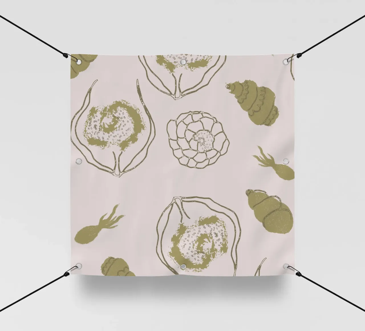 Nautical Whimsy telo in pvc da Mandalla Pattern