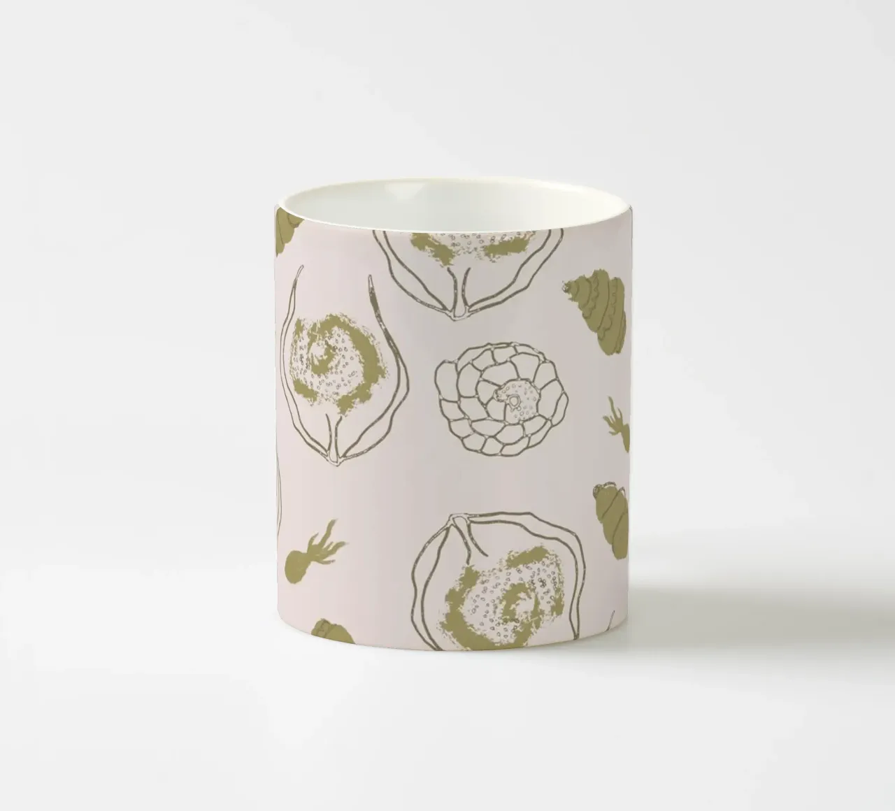 Nautical Whimsy tazza in ceramica da Mandalla Pattern