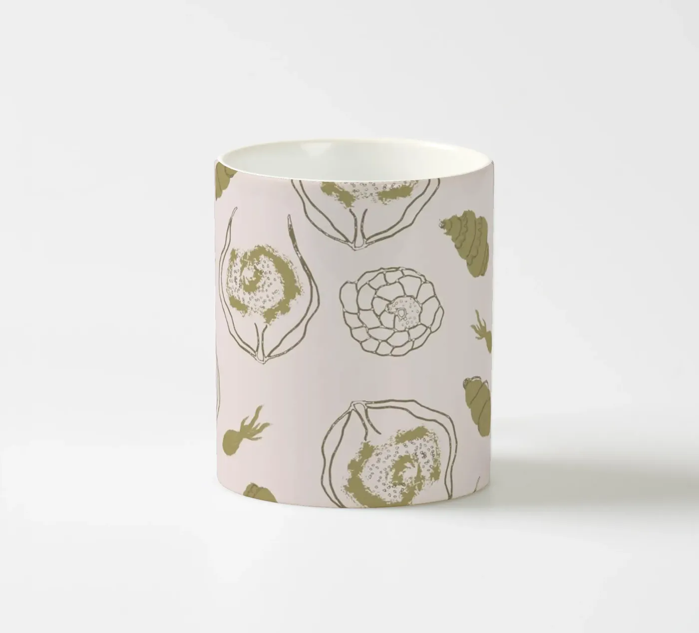 Nautical Whimsy ceramic mug by Mandalla Pattern