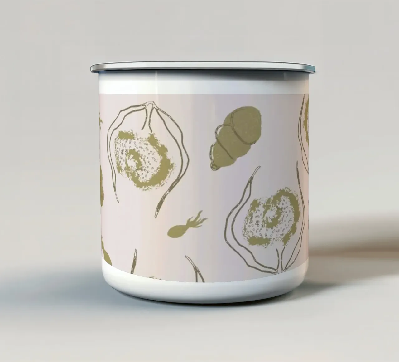 Nautical Whimsy tazza in smalto da Mandalla Pattern