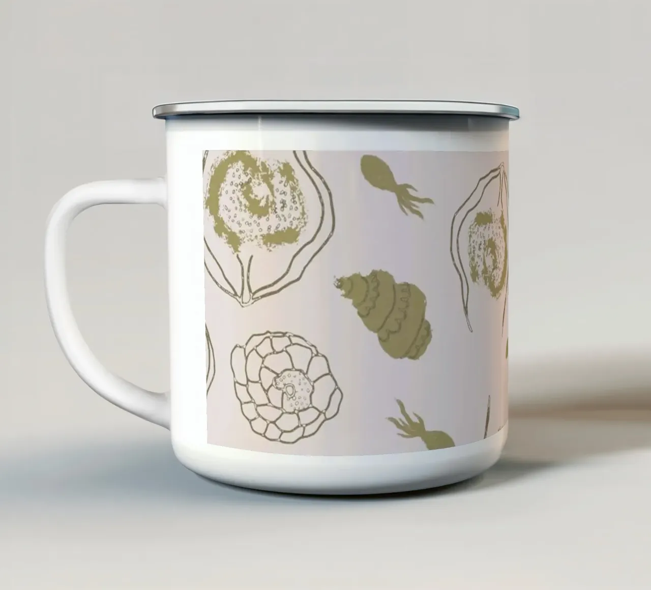 Nautical Whimsy tazza in smalto da Mandalla Pattern