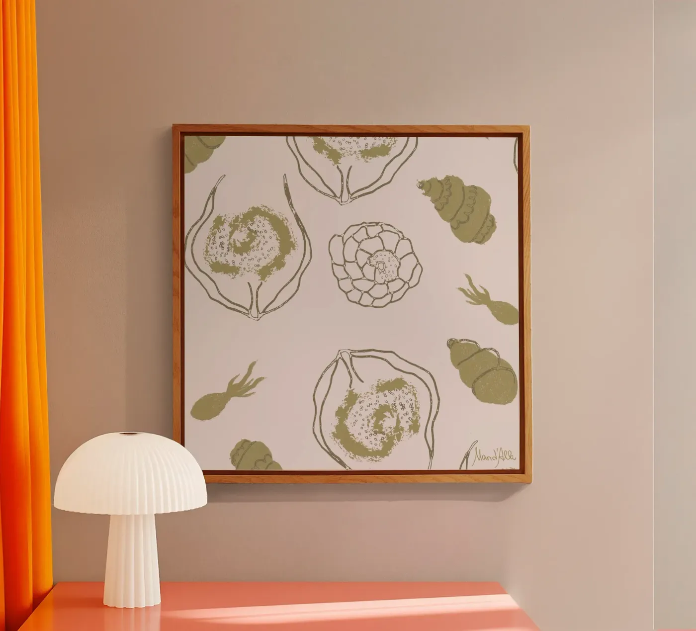 Nautical Whimsy plexiglass da Mandalla Pattern