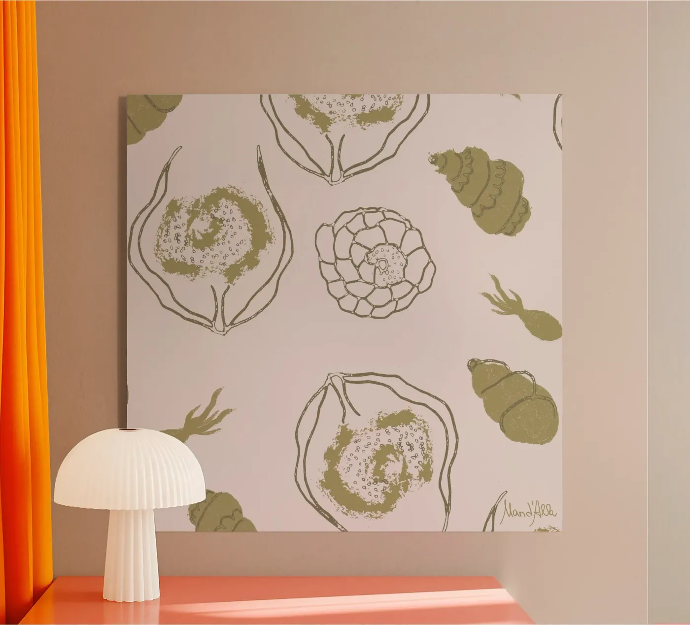 Nautical Whimsy plexiglass da Mandalla Pattern