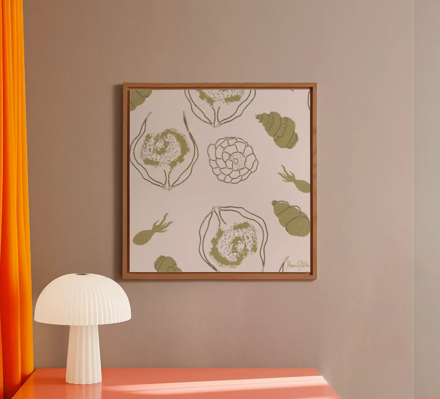 Nautical Whimsy pannello forex da Mandalla Pattern