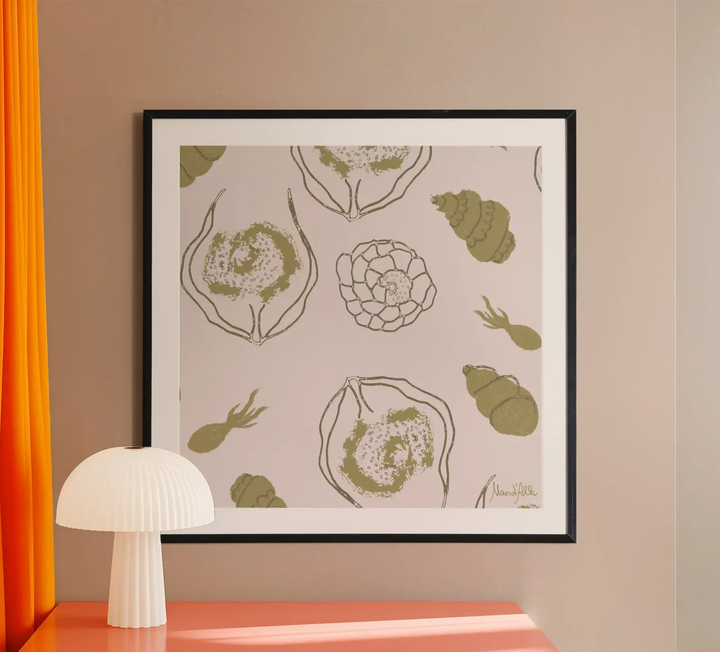Nautical Whimsy poster da Mandalla Pattern