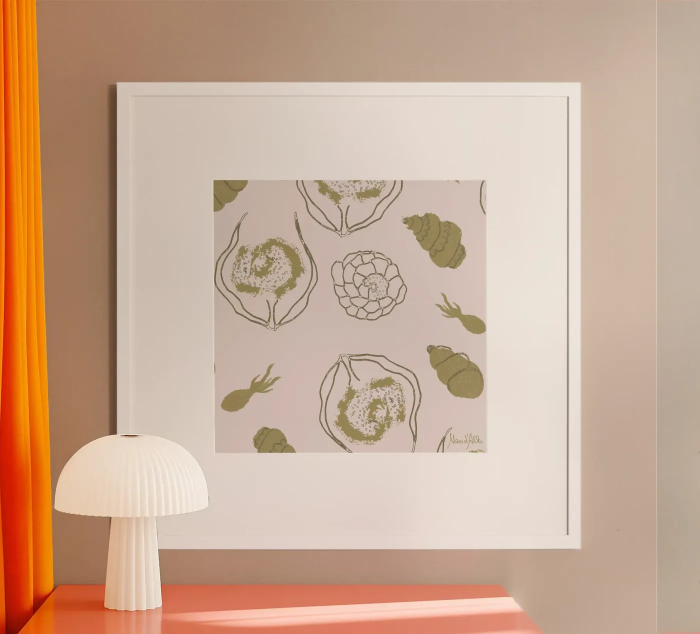 Nautical Whimsy poster da Mandalla Pattern