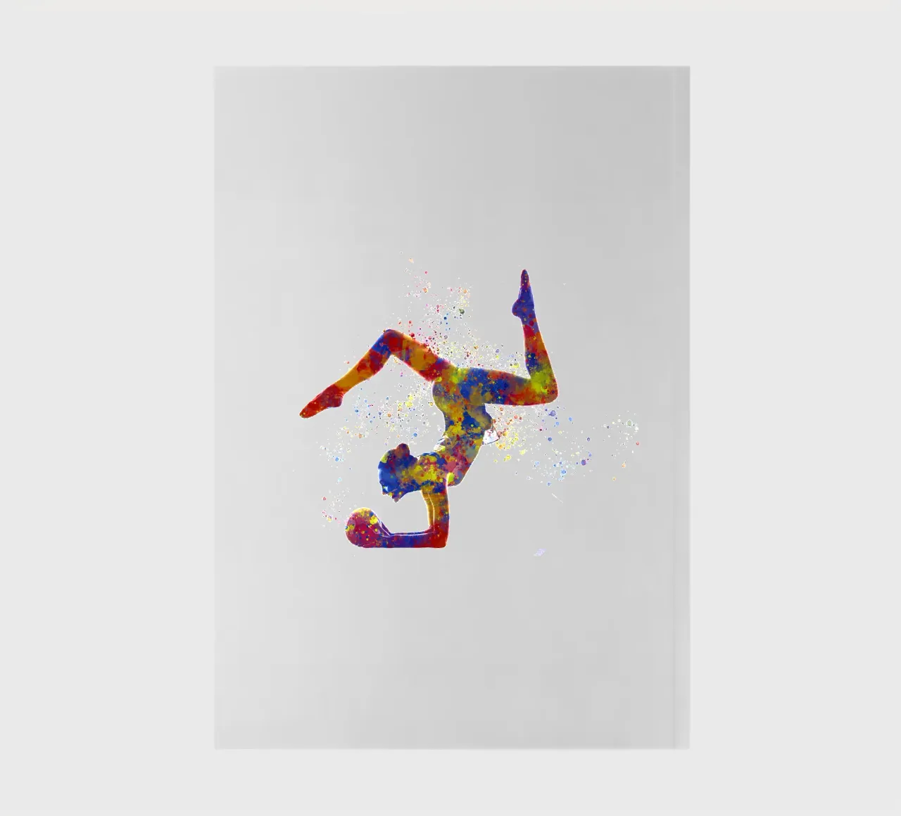 Ginnastica ritmica in acquerello diario da ⚽ Sports Pulse